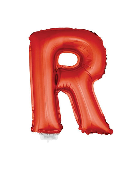 Folie ballon letter R Rood