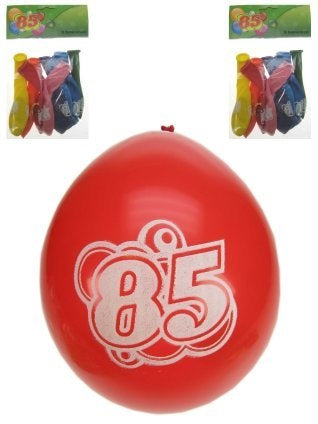 Leeftijd ballonnen 85 jaar
