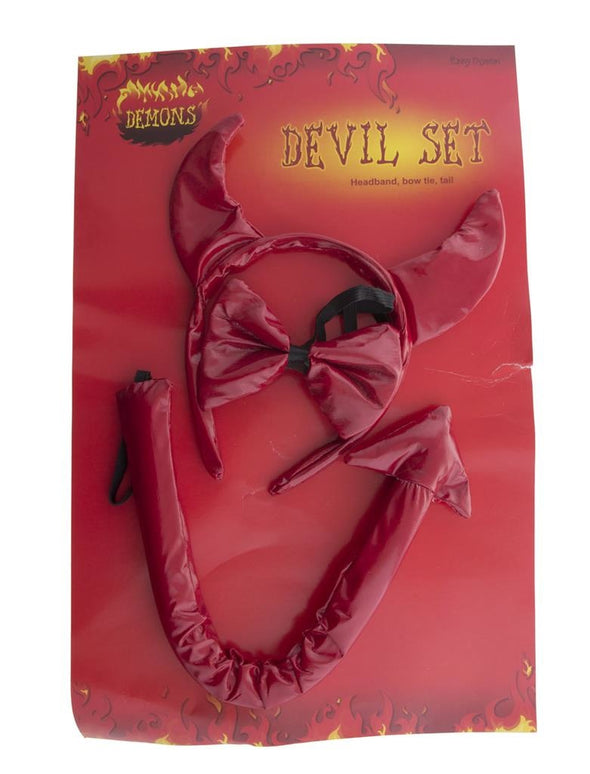 Luxe rode duivel set