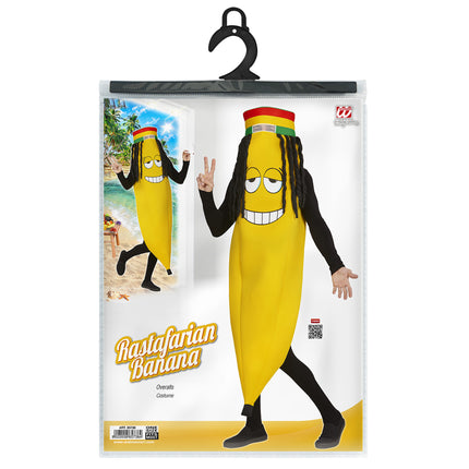 Rastafari bananen kostuum