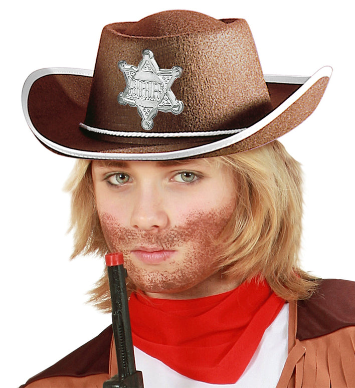 Cowboy hoed kinderen bruin