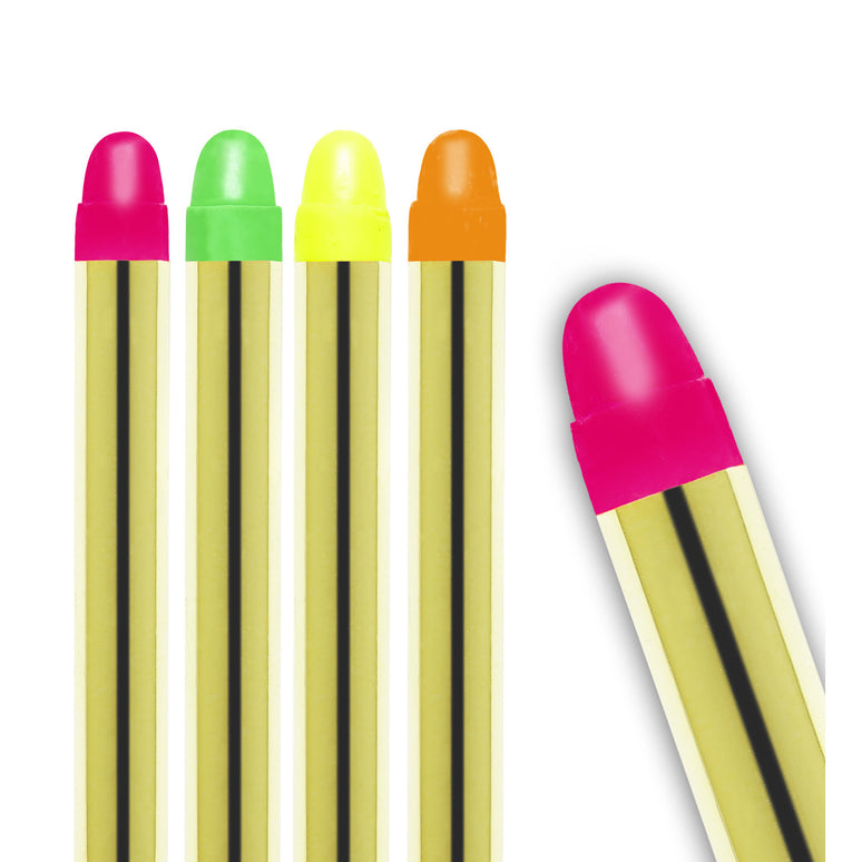 Neon kleurige make up stiften