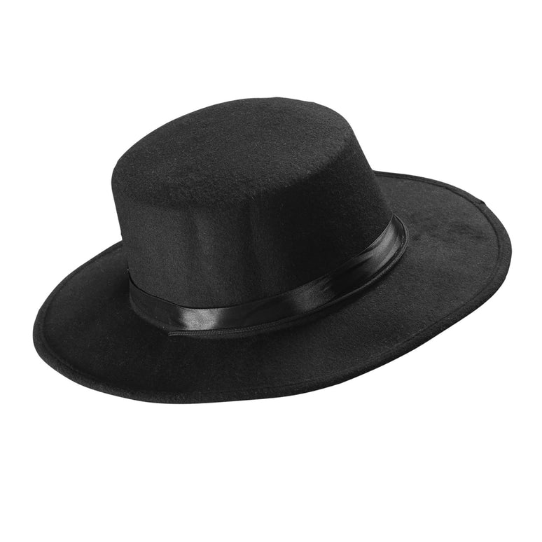 Spaanse Gaucho hoed zwart