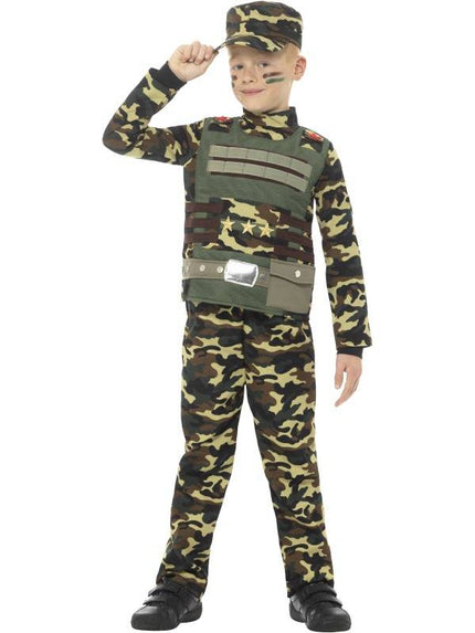 Camouflage militairen pak Gijs