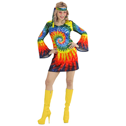 Psychedelische hippie jurk dames