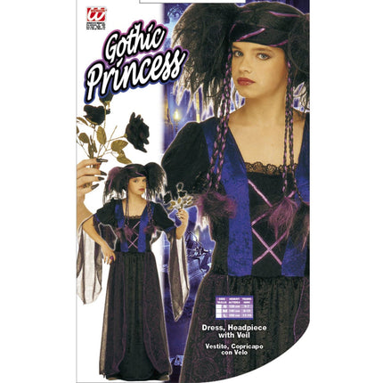 Gothic kostuum Prinses Jill kind
