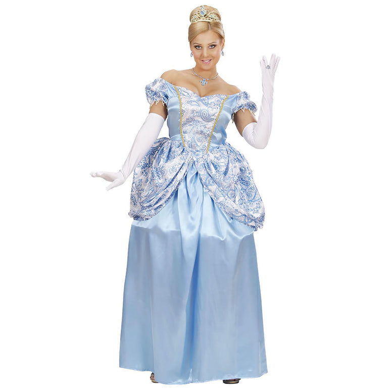 Prinsessen jurk blauw sprookjes