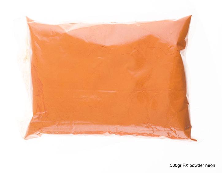 Kleurpoeder Neon oranje 500 gram