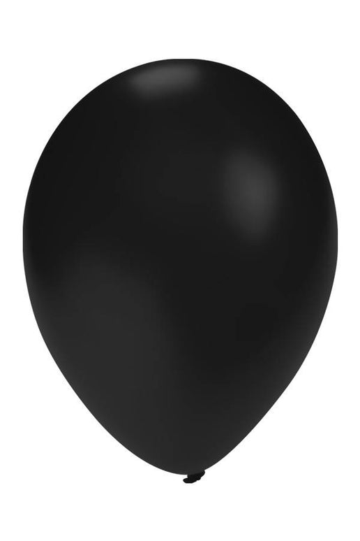 Ballonnen metallic zwart  5 inch  100 stuks