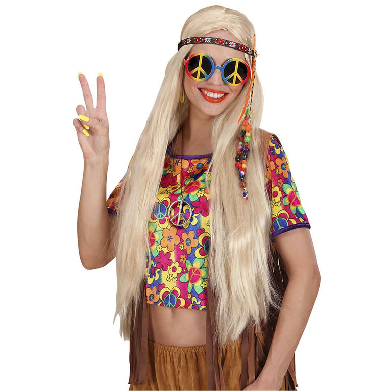 Hippie ketting peace Pearl