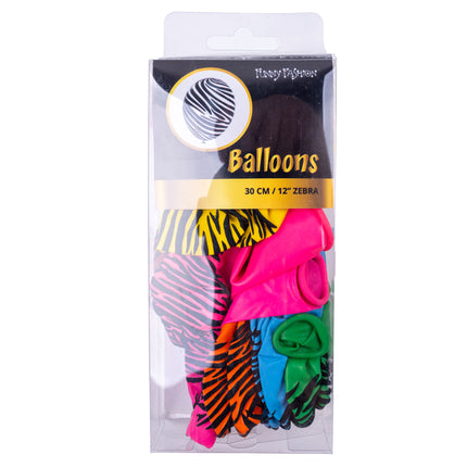 Zebra print ballonnen