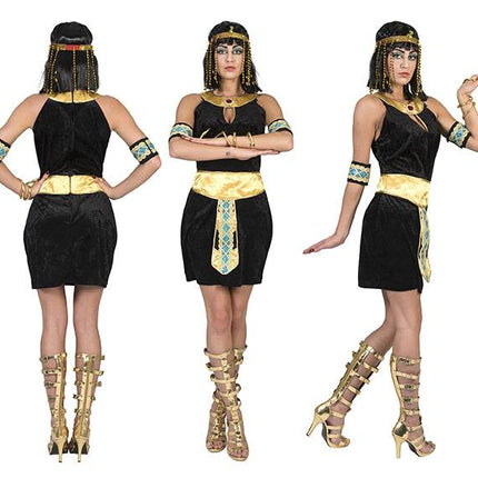 Egyptische Cleopatra jurk zwart