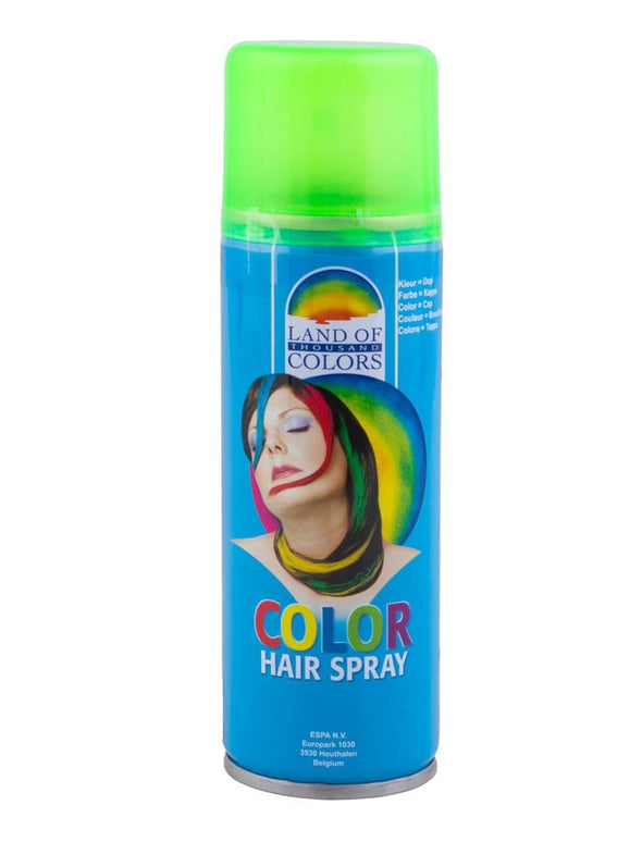 Haarspray in neon groen