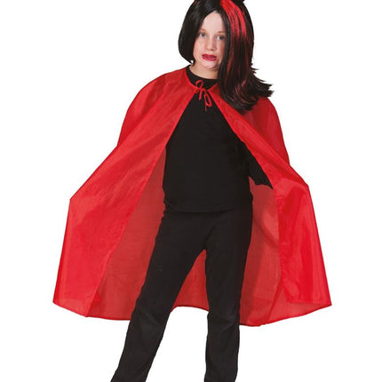 Rode kinder cape voor Halloween