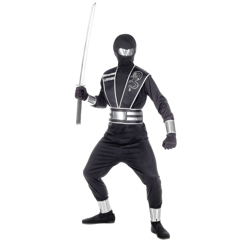 Zwart ninja pak voor kinderen