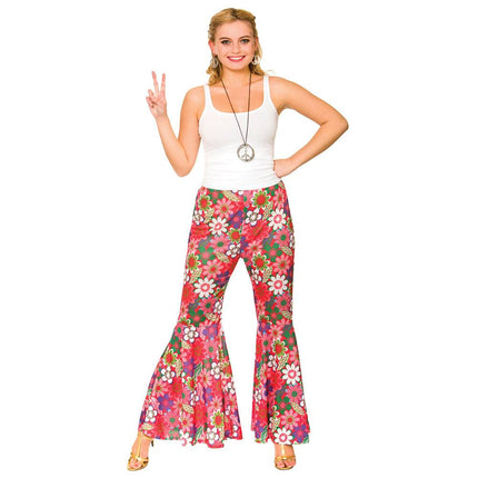 Disco hippie broek voor dames