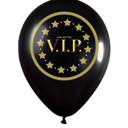 Zwarte ballonnen met tekst VIP