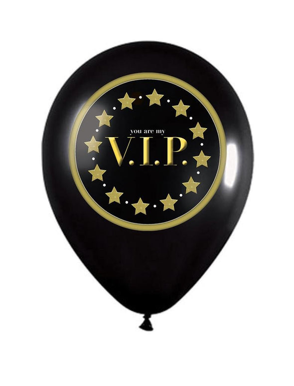 Zwarte ballonnen met tekst VIP
