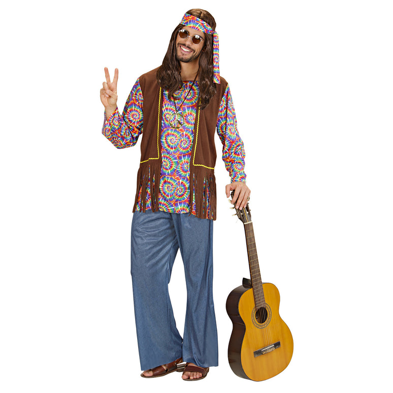 Hippie kostuum Flower Power heren