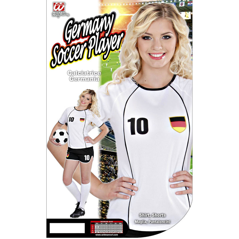 Duitsland voetbal kostuum dames
