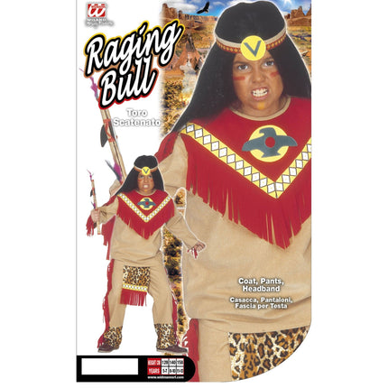 Indianen kostuum Sitting Bull kind