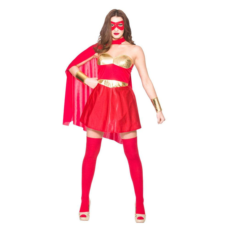 Super sexy Hero jurkje in rood goud