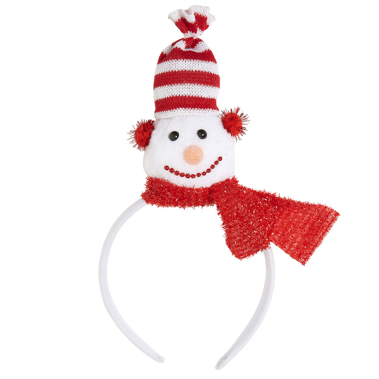 Haarband kerstmis sneeuwpop