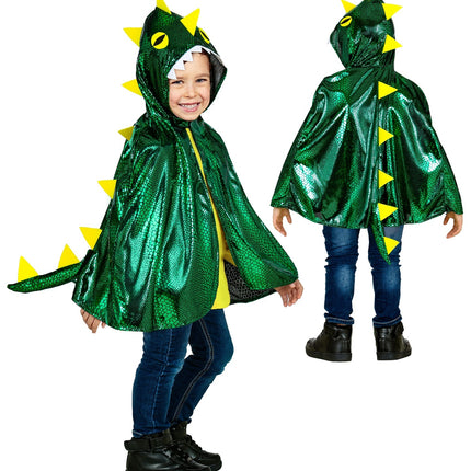 Draken cape groen kinderen
