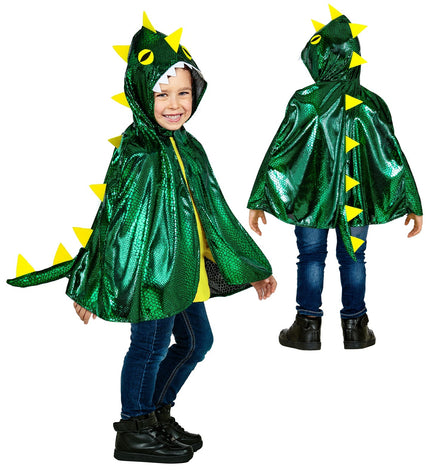 Draken cape groen kinderen