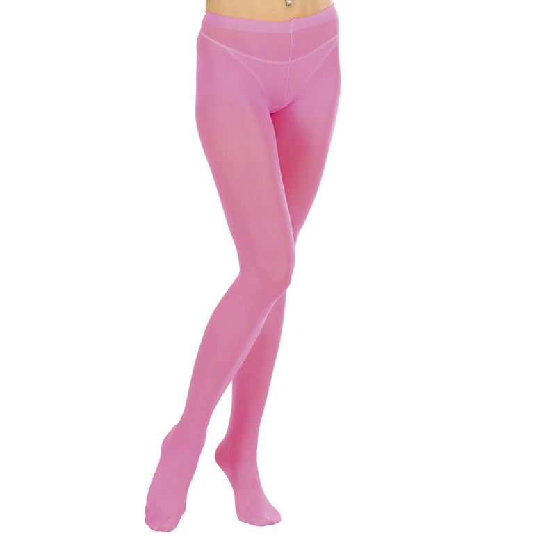 Neon panty 40den roze