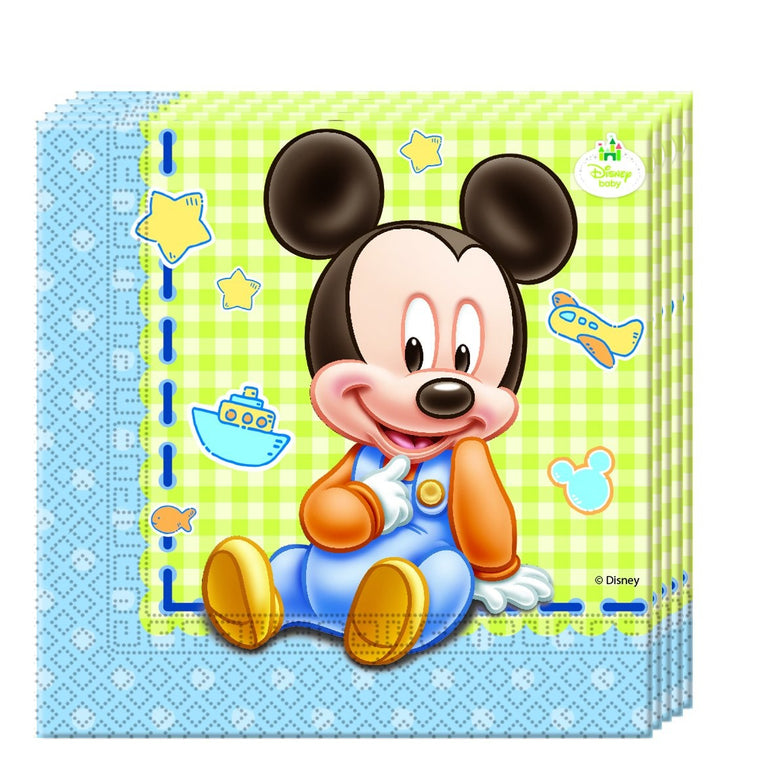 Mickey Mouse papieren servetten 33x33cm