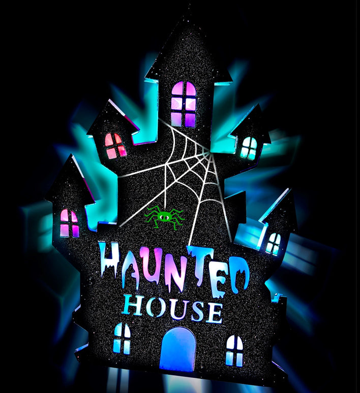 Spookhuis wanddecoratie Haunted House