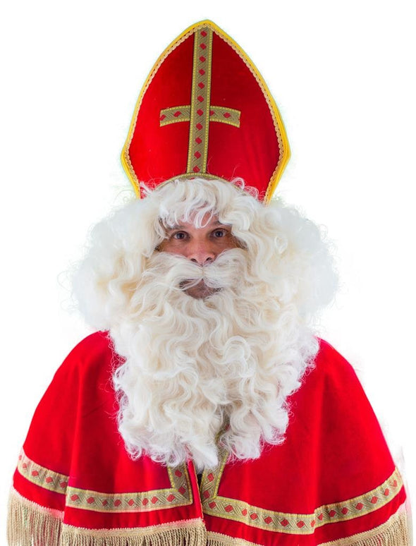 Pruik en baard Sinterklaas