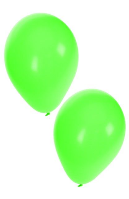 Helium ballonnen 50 x  groen nr 10
