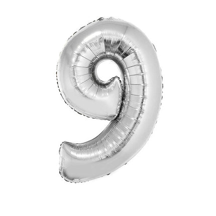 Folieballon 102 cm zilver