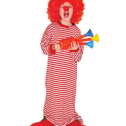 Rood-wit gestreepte clowns badpakken
