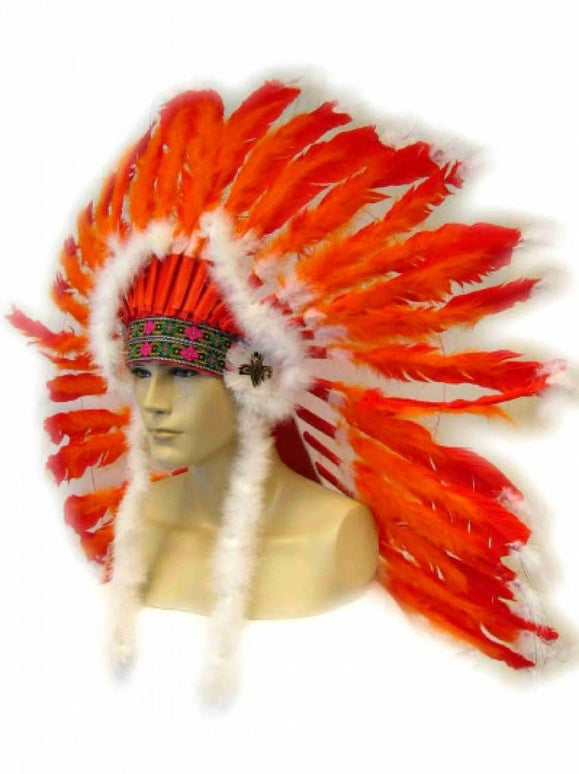 Indianen verentooi oranje/rood