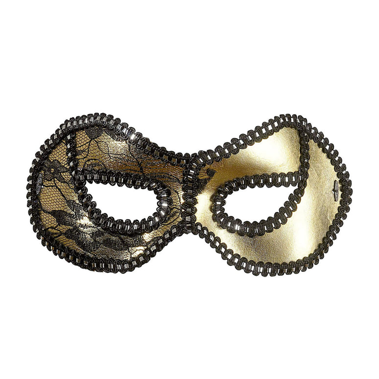 Gouden oogmasker Venetië glitters