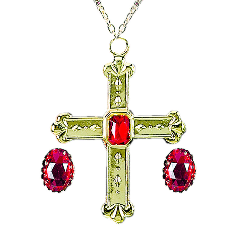 Kardinaal paus kruis met ringen