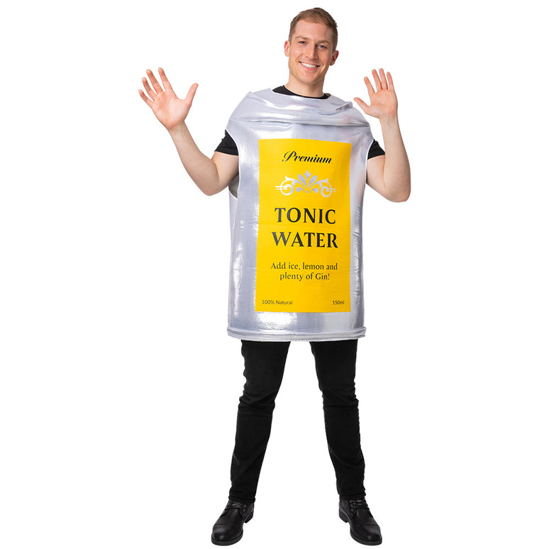 Grappig tonic fles kostuum