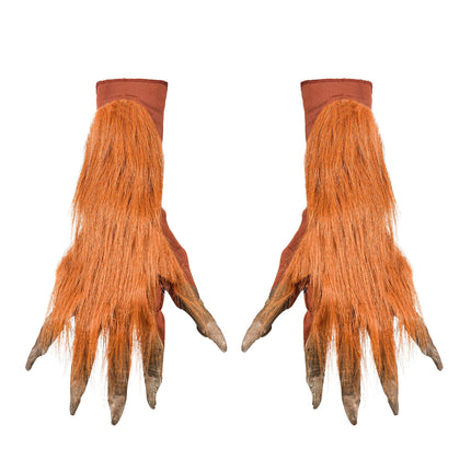 Weerwolf handschoenen met haren