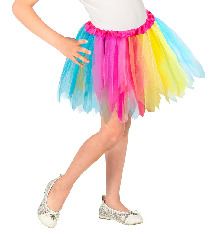 Glitter tutu rok multi kleuren kinderen