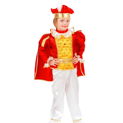 Prinsen pak rood kind
