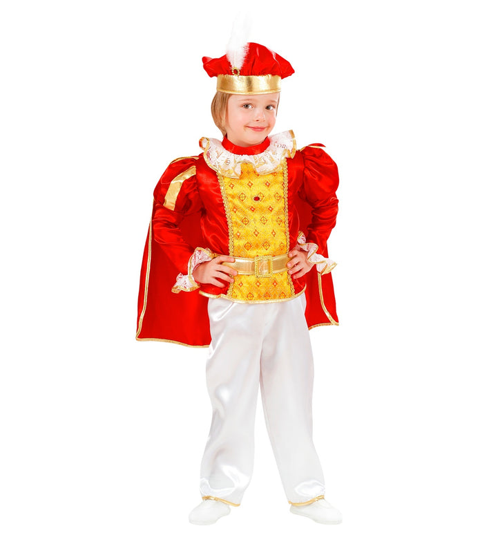 Prinsen pak rood kind