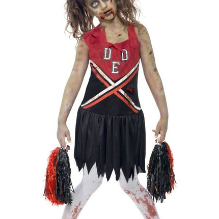 Zombie cheerleader kostuum
