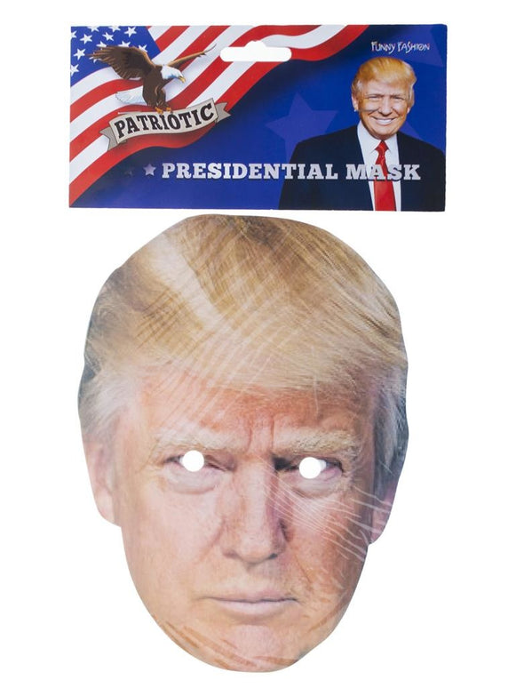 Masker Trump van karton