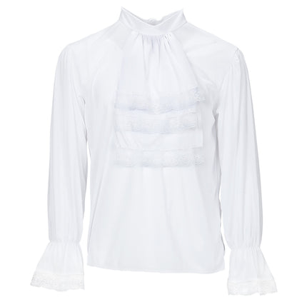 Mozart blouse wit met jabot