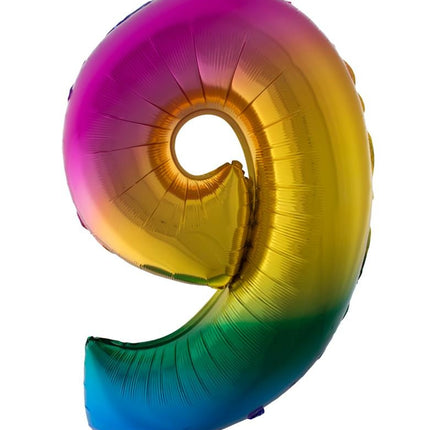 Folieballon 102 cm regenboog