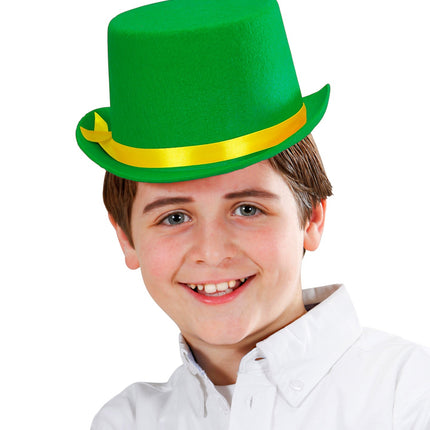 Hoge hoed kind groen