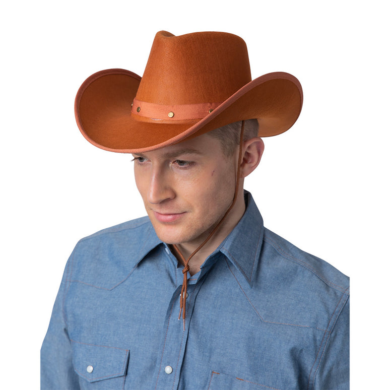 Texaanse cowboyhoed bruin